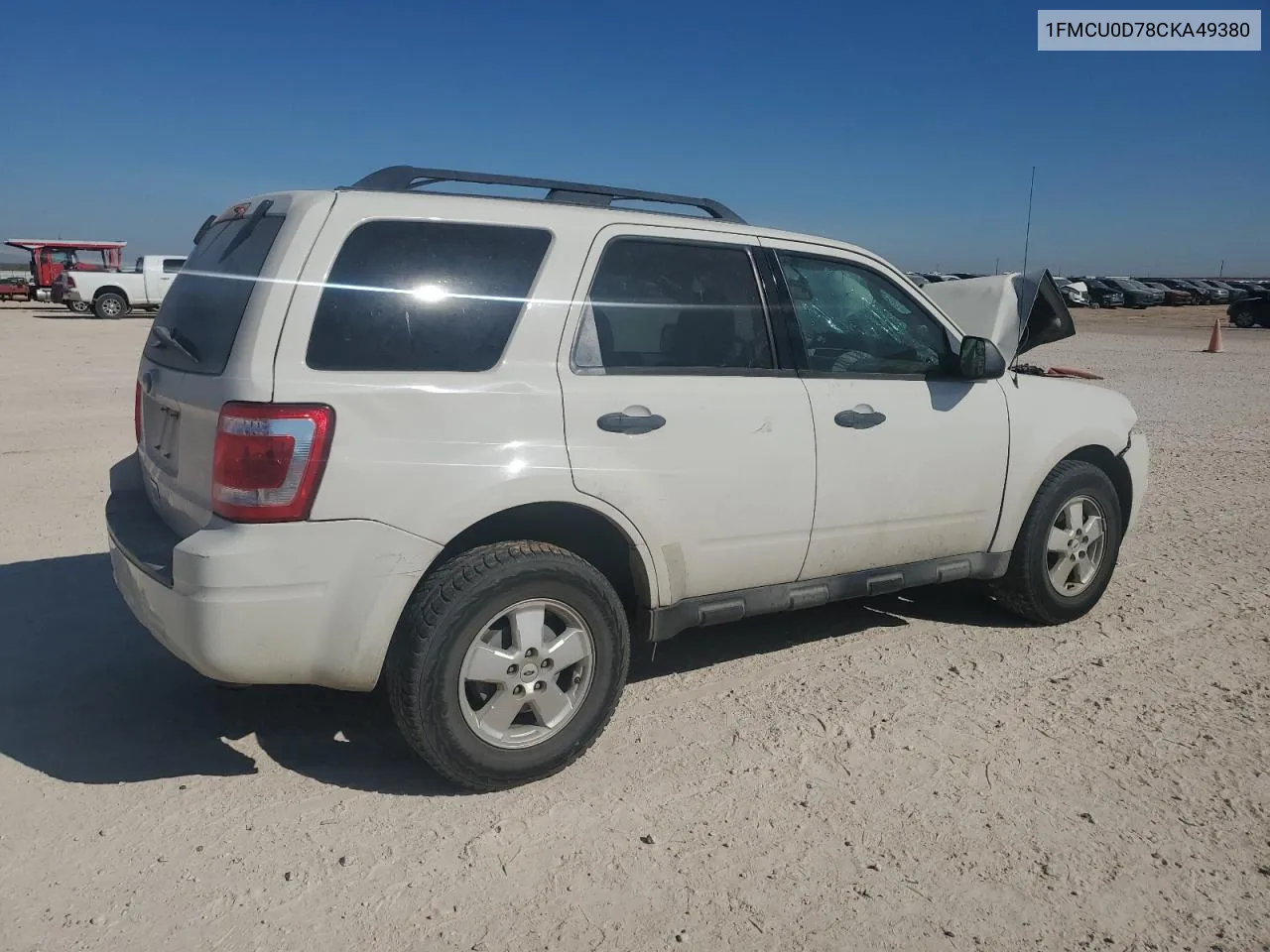 2012 Ford Escape Xlt VIN: 1FMCU0D78CKA49380 Lot: 76034384