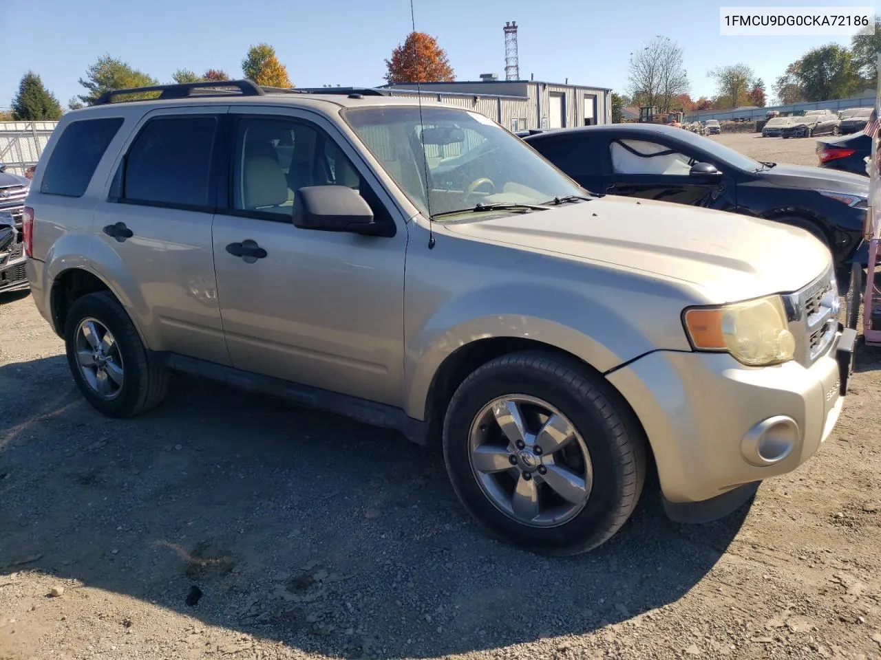 2012 Ford Escape Xlt VIN: 1FMCU9DG0CKA72186 Lot: 76311544