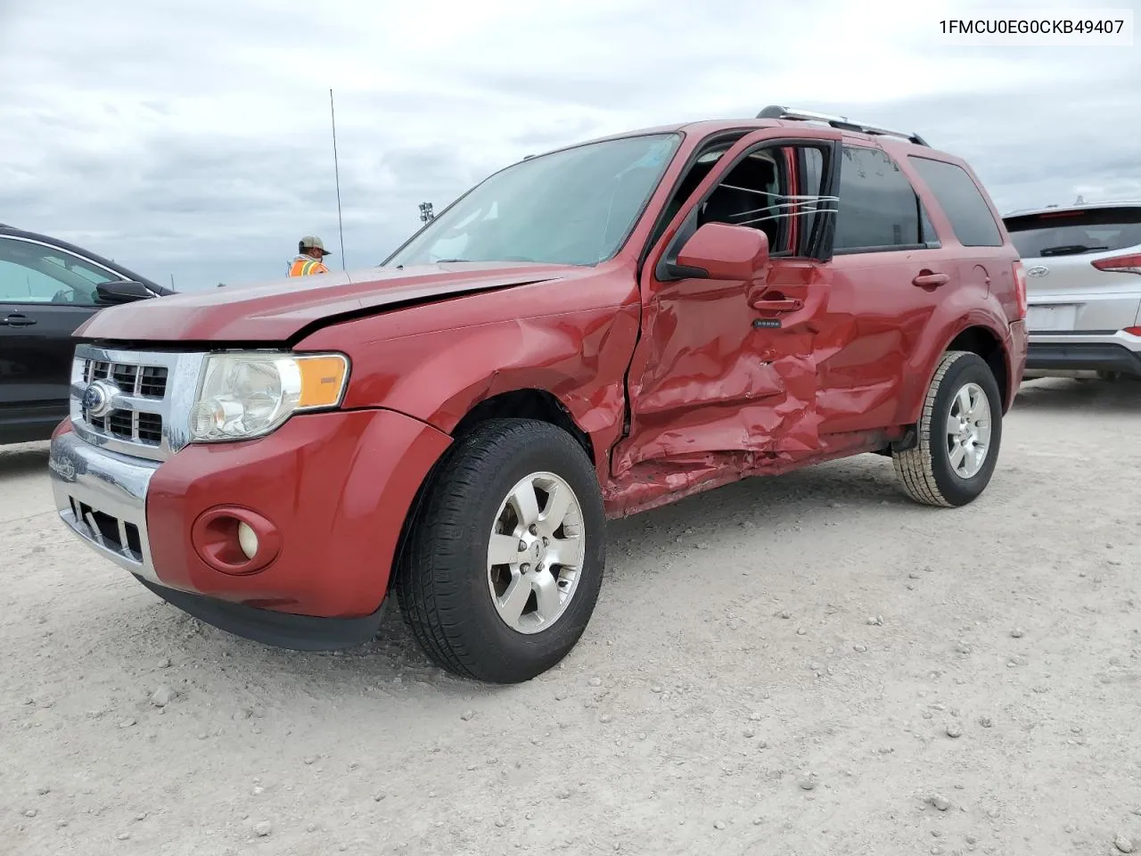 2012 Ford Escape Limited VIN: 1FMCU0EG0CKB49407 Lot: 76363524