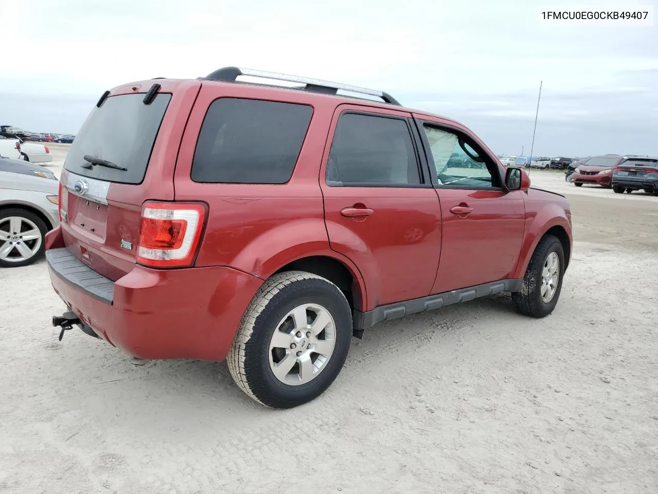 2012 Ford Escape Limited VIN: 1FMCU0EG0CKB49407 Lot: 76363524