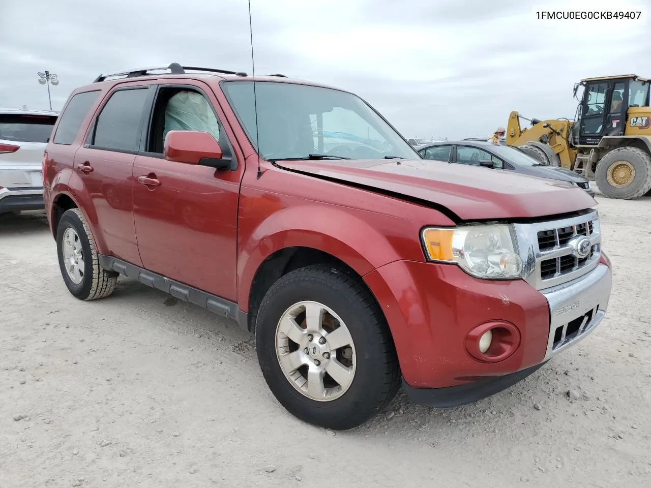 2012 Ford Escape Limited VIN: 1FMCU0EG0CKB49407 Lot: 76363524