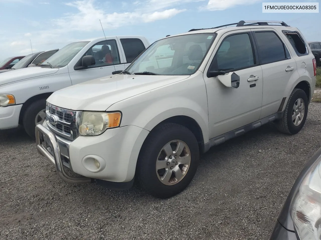 2012 Ford Escape Limited VIN: 1FMCU0EG0CKA08305 Lot: 76420164