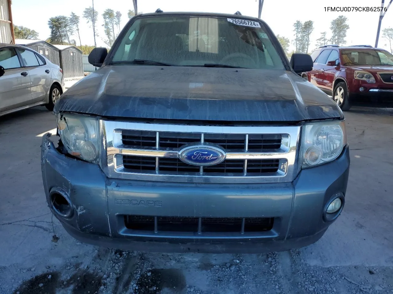 2012 Ford Escape Xlt VIN: 1FMCU0D79CKB62576 Lot: 76566724