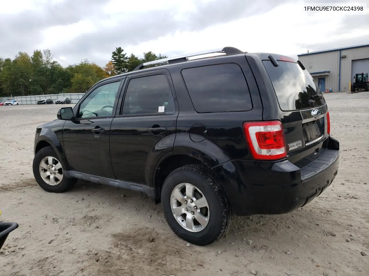 2012 Ford Escape Limited VIN: 1FMCU9E70CKC24398 Lot: 76875234