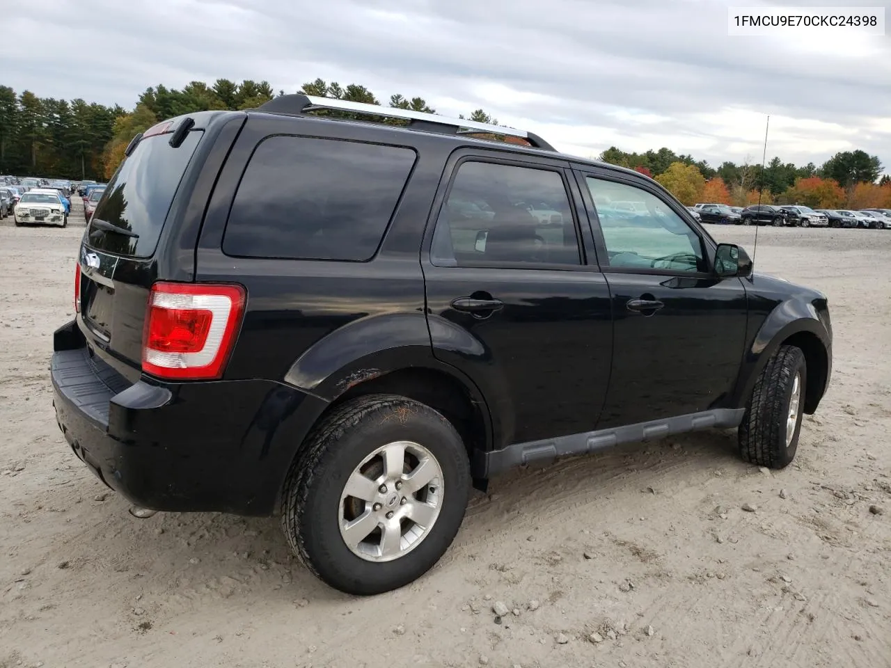 2012 Ford Escape Limited VIN: 1FMCU9E70CKC24398 Lot: 76875234