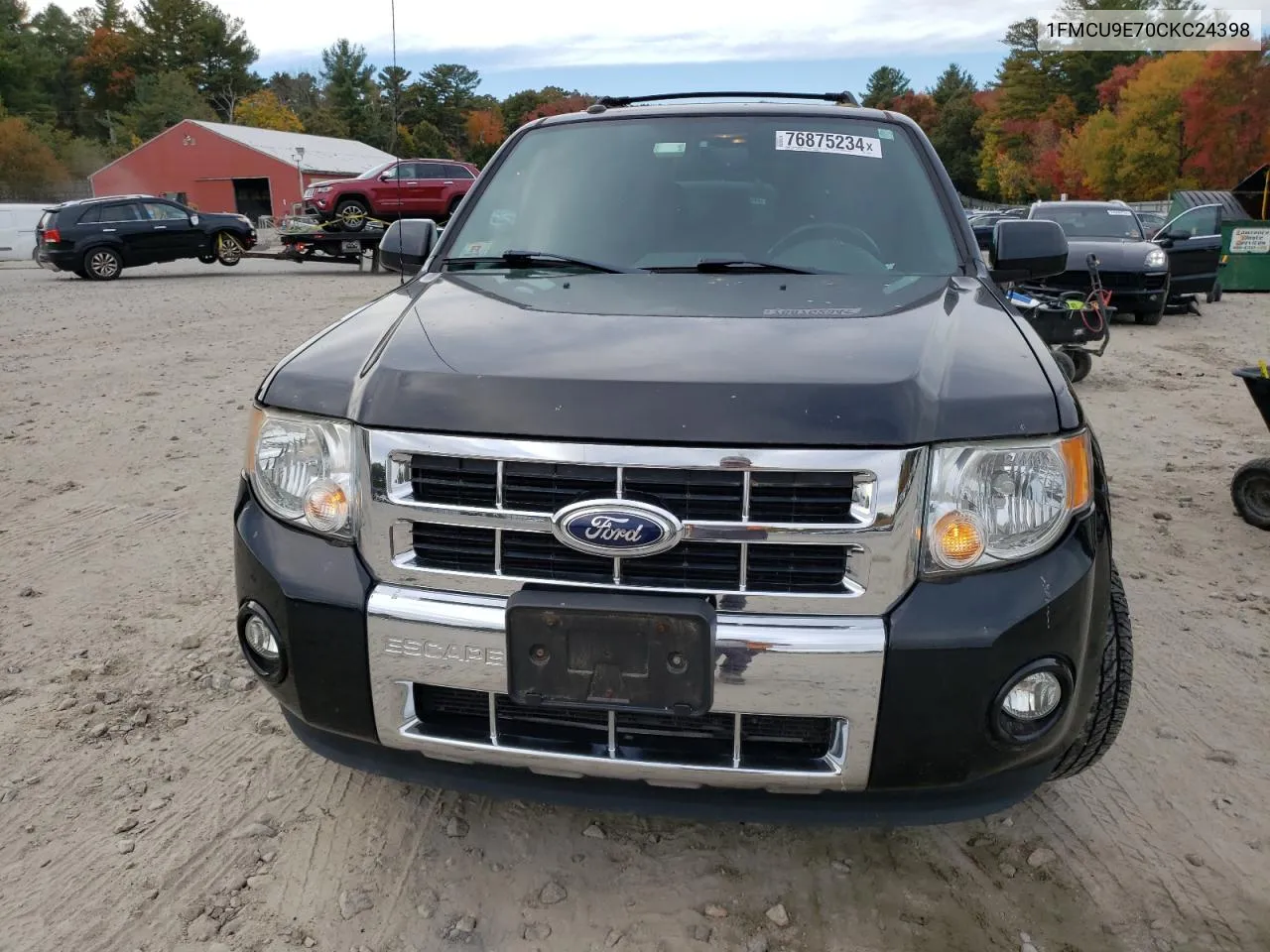 2012 Ford Escape Limited VIN: 1FMCU9E70CKC24398 Lot: 76875234