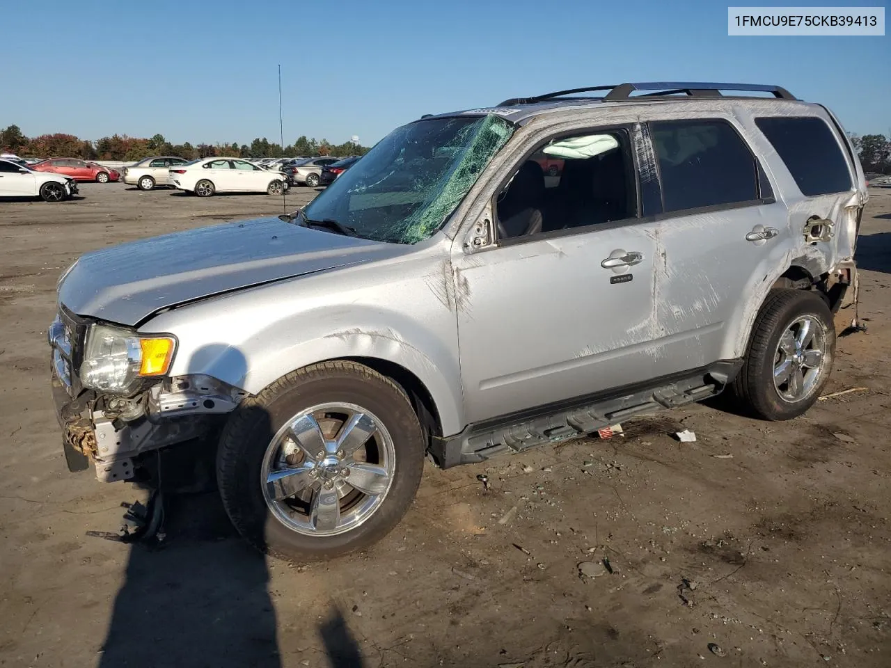 2012 Ford Escape Limited VIN: 1FMCU9E75CKB39413 Lot: 76999594