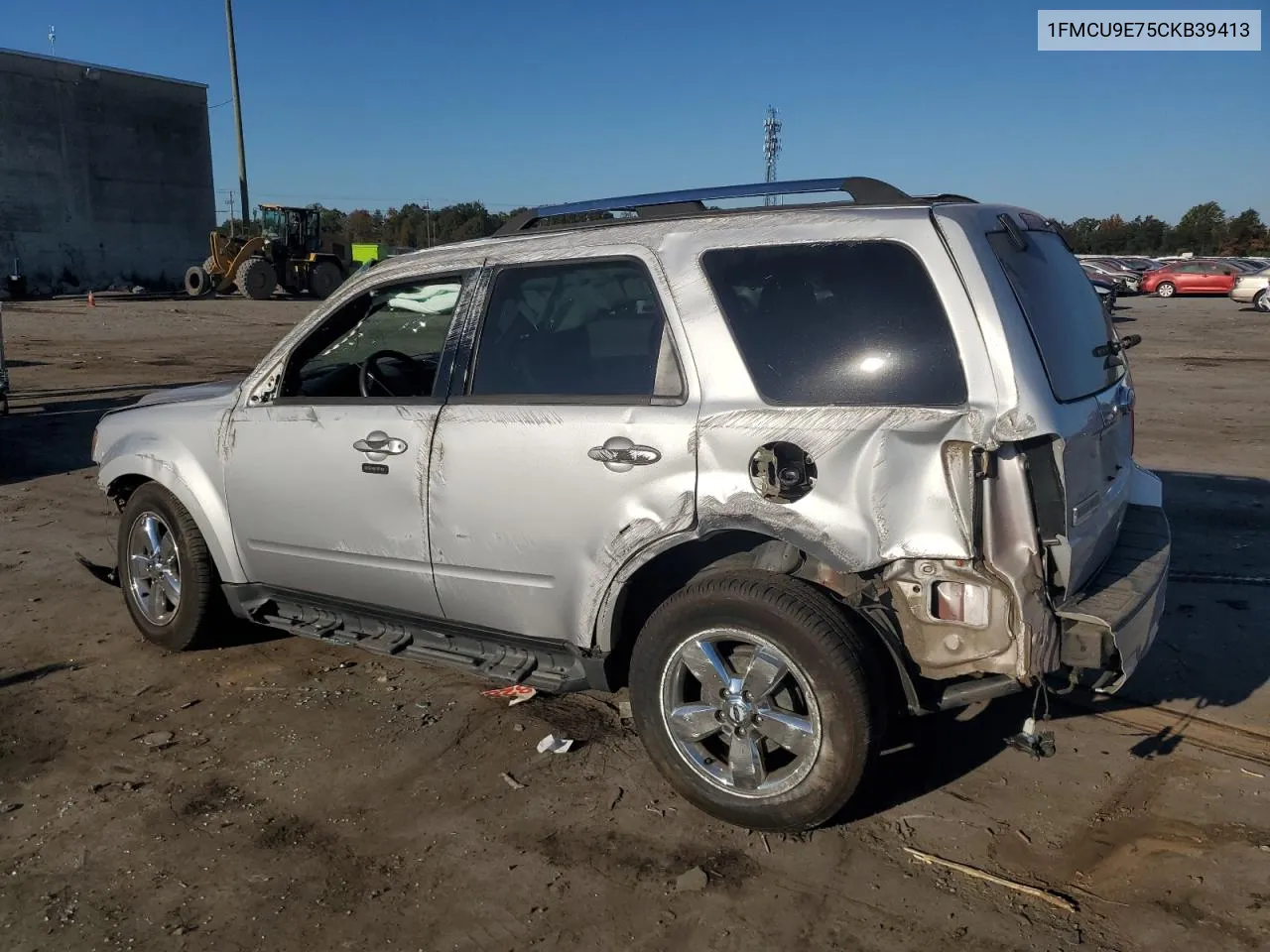 2012 Ford Escape Limited VIN: 1FMCU9E75CKB39413 Lot: 76999594