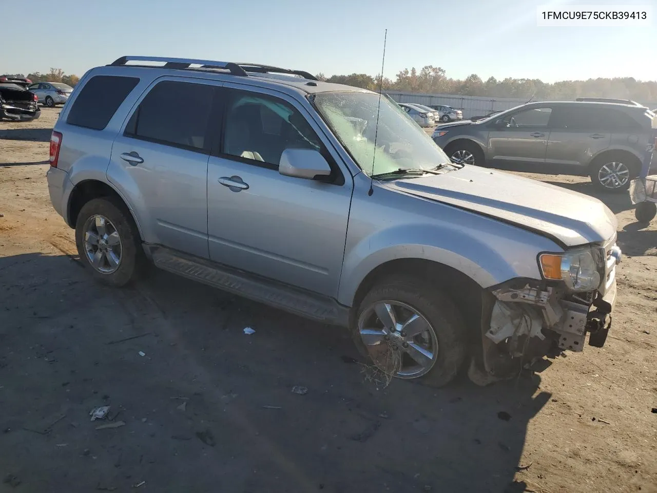 2012 Ford Escape Limited VIN: 1FMCU9E75CKB39413 Lot: 76999594