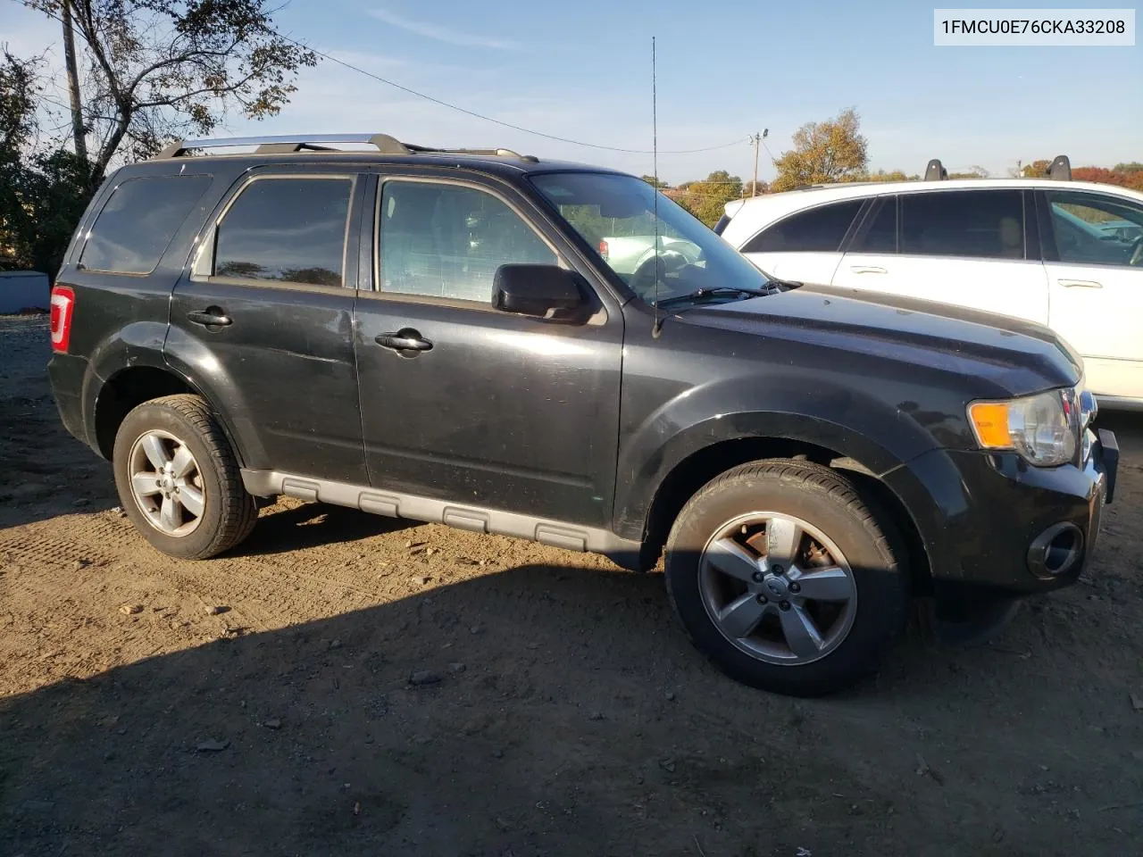 2012 Ford Escape Limited VIN: 1FMCU0E76CKA33208 Lot: 77212724