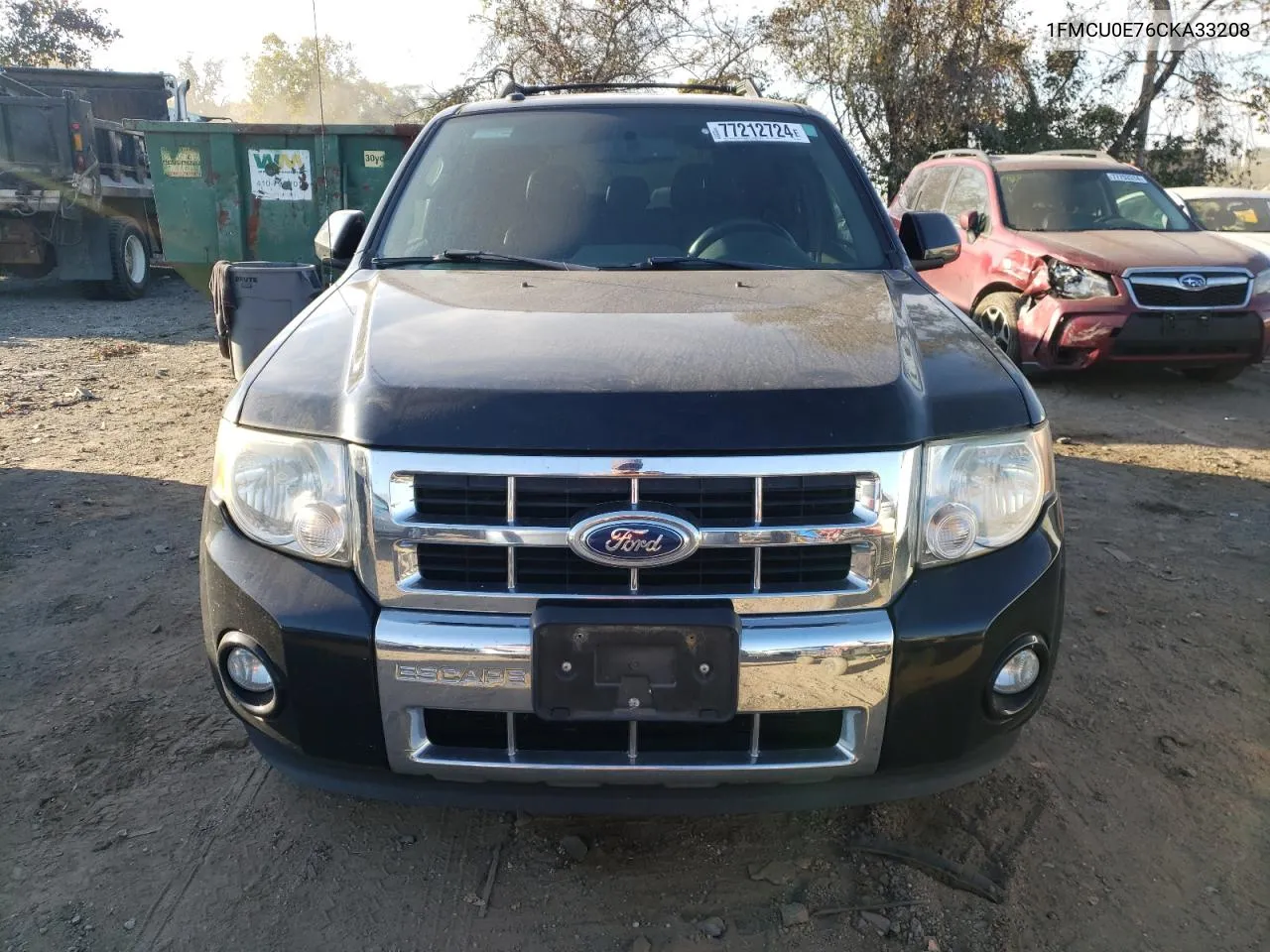 1FMCU0E76CKA33208 2012 Ford Escape Limited