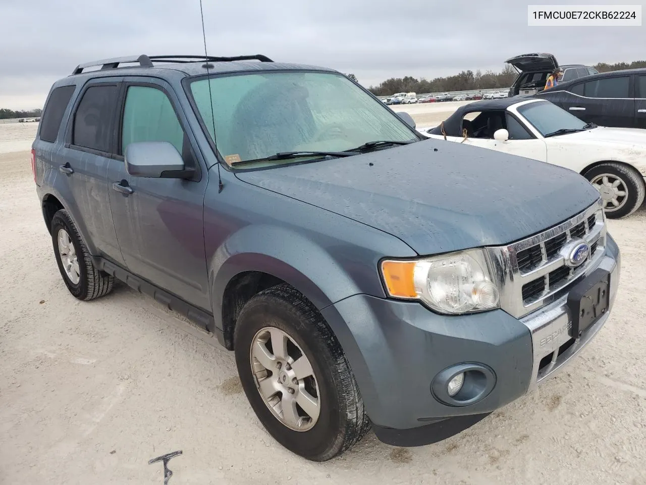 2012 Ford Escape Limited VIN: 1FMCU0E72CKB62224 Lot: 77240214