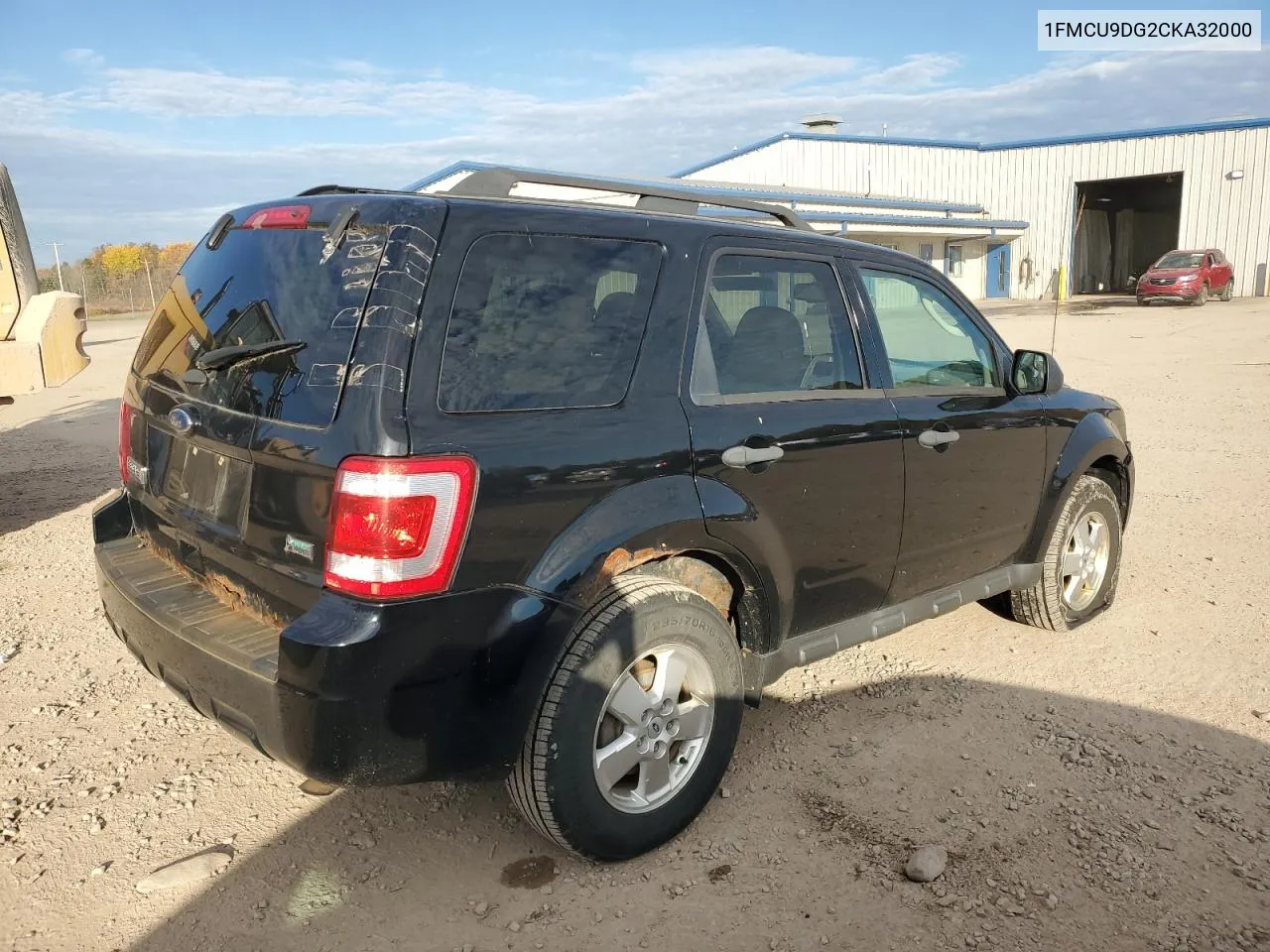 2012 Ford Escape Xlt VIN: 1FMCU9DG2CKA32000 Lot: 77388284