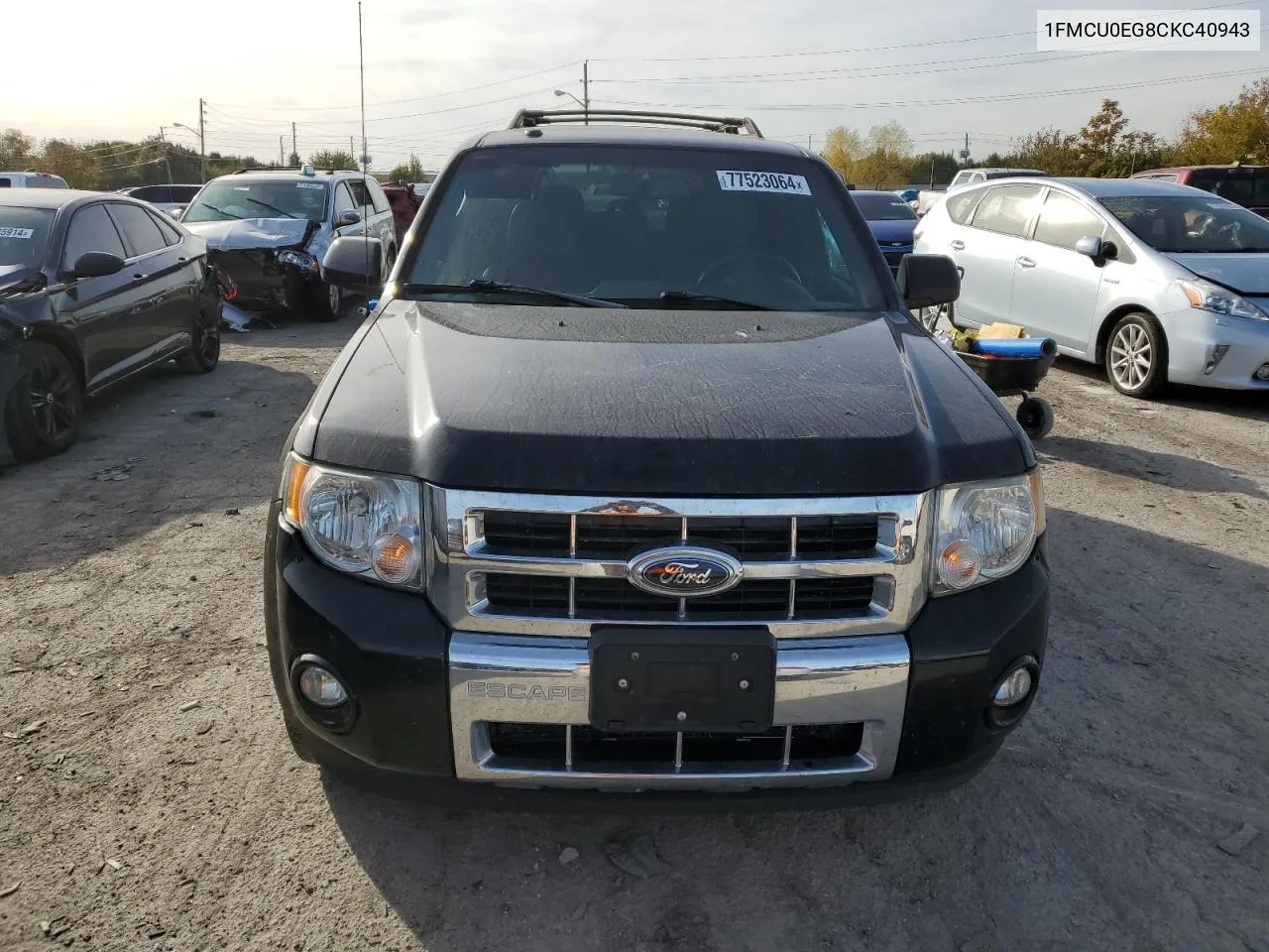 2012 Ford Escape Limited VIN: 1FMCU0EG8CKC40943 Lot: 77523064