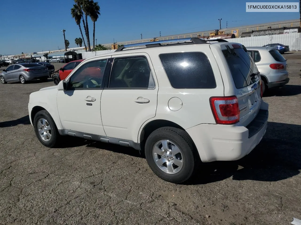 2012 Ford Escape Limited VIN: 1FMCU0EGXCKA15813 Lot: 77815174