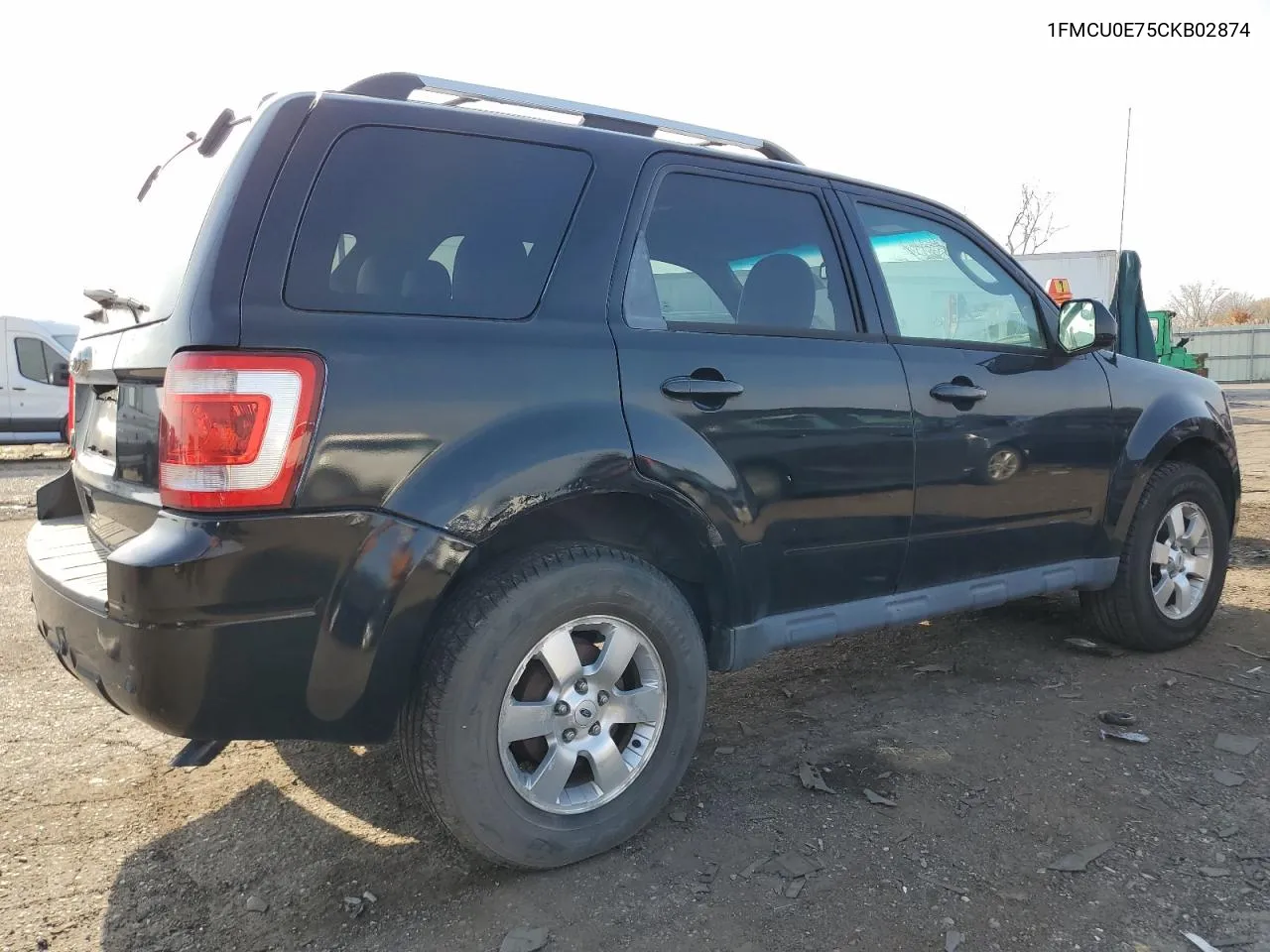 2012 Ford Escape Limited VIN: 1FMCU0E75CKB02874 Lot: 77853334