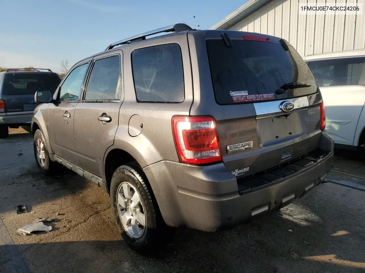 2012 Ford Escape Limited VIN: 1FMCU0E74CKC24206 Lot: 78099224