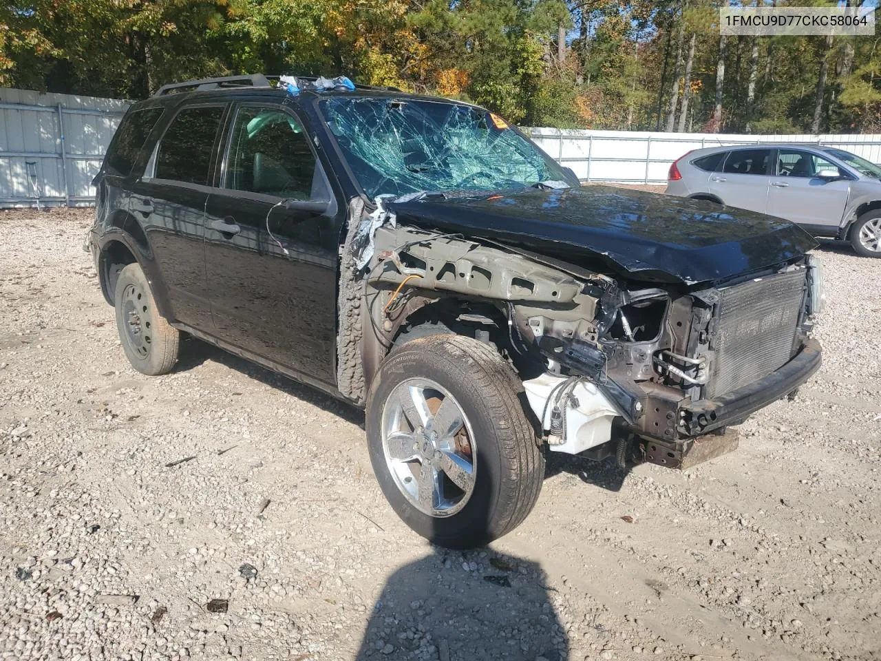 2012 Ford Escape Xlt VIN: 1FMCU9D77CKC58064 Lot: 78306944