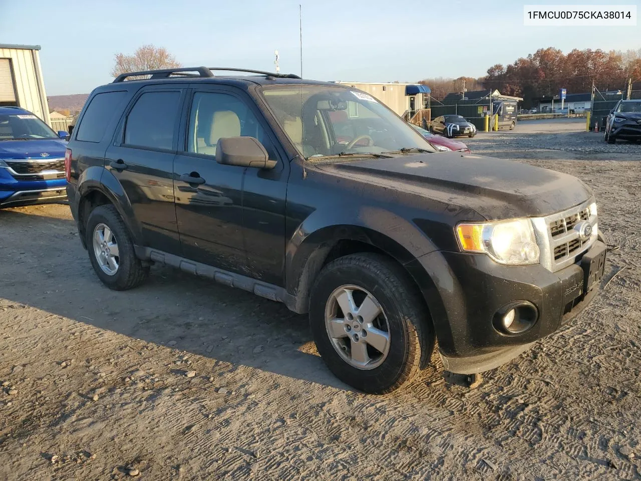 2012 Ford Escape Xlt VIN: 1FMCU0D75CKA38014 Lot: 78310904