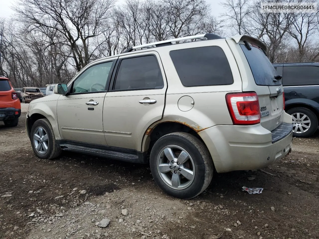 2012 Ford Escape Limited VIN: 1FMCU9EG8CKB04445 Lot: 78433303