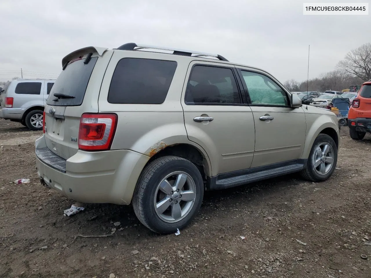 2012 Ford Escape Limited VIN: 1FMCU9EG8CKB04445 Lot: 78433303