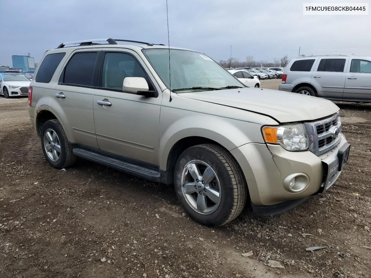 2012 Ford Escape Limited VIN: 1FMCU9EG8CKB04445 Lot: 78433303