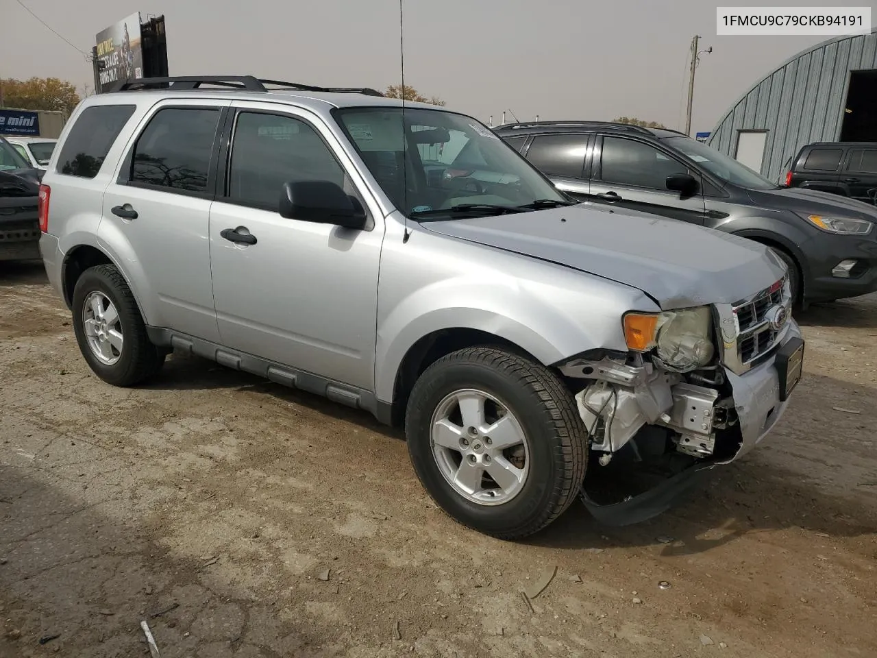 1FMCU9C79CKB94191 2012 Ford Escape Xls