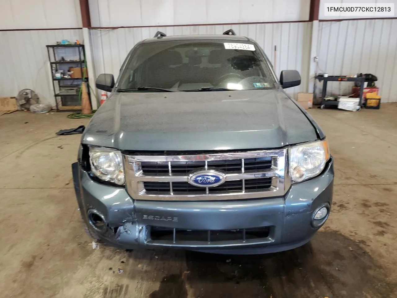 2012 Ford Escape Xlt VIN: 1FMCU0D77CKC12813 Lot: 78904284