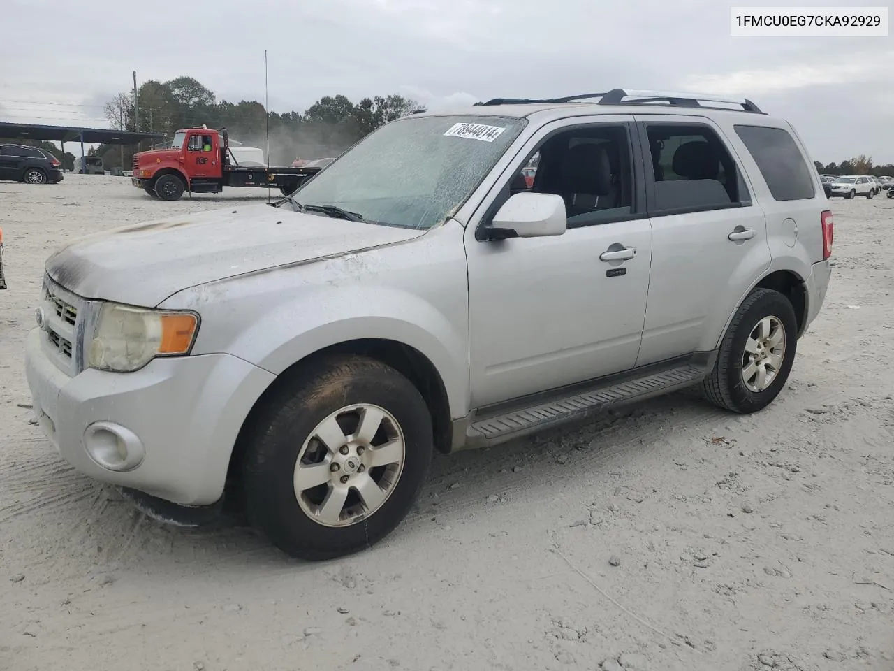 2012 Ford Escape Limited VIN: 1FMCU0EG7CKA92929 Lot: 78944014