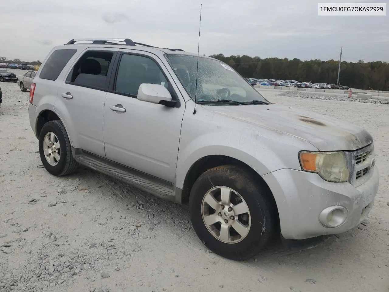 2012 Ford Escape Limited VIN: 1FMCU0EG7CKA92929 Lot: 78944014