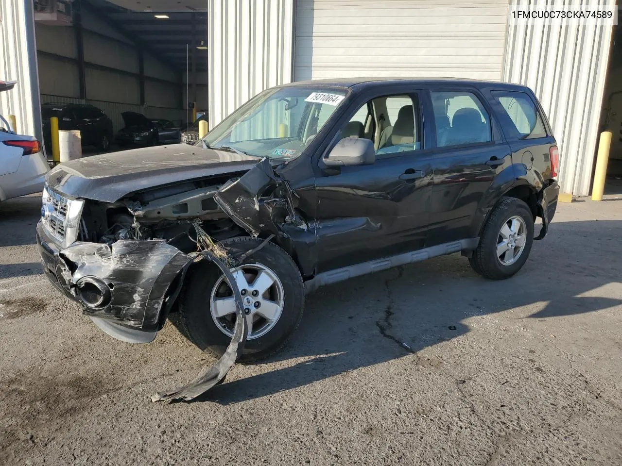 2012 Ford Escape Xls VIN: 1FMCU0C73CKA74589 Lot: 79310664