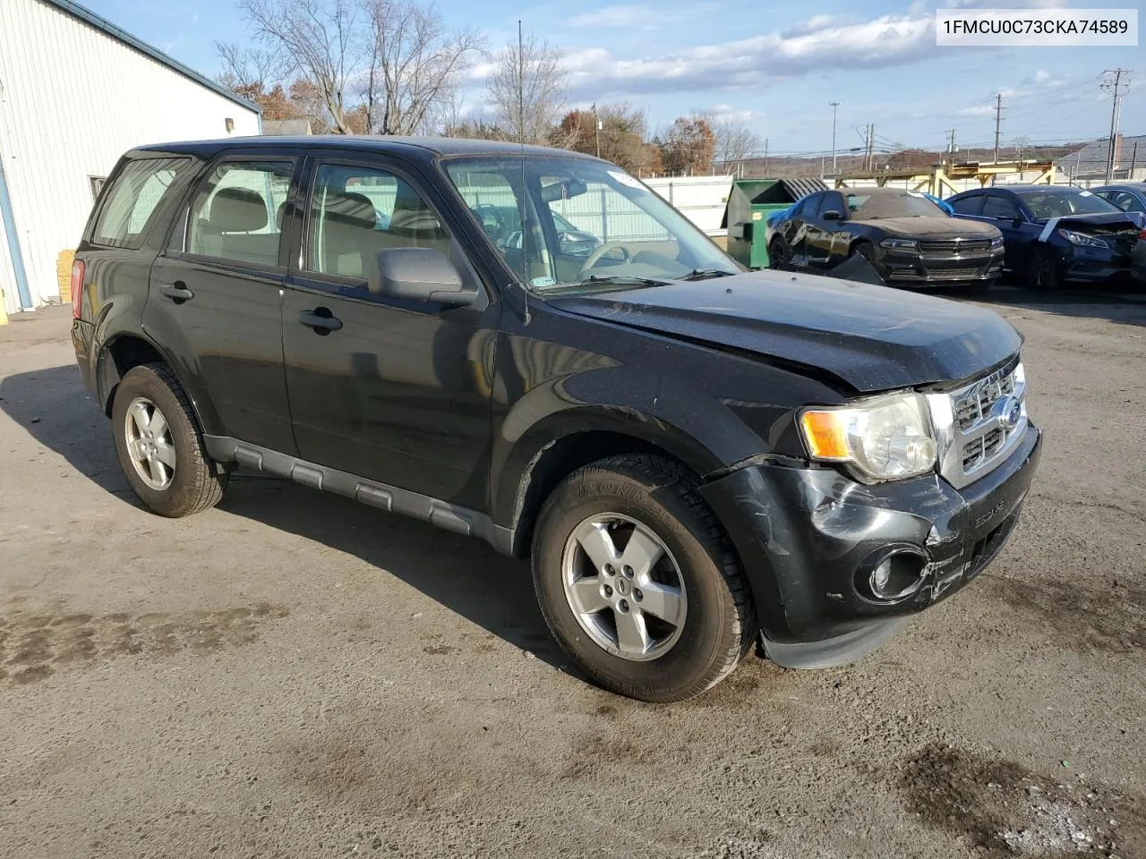 2012 Ford Escape Xls VIN: 1FMCU0C73CKA74589 Lot: 79310664