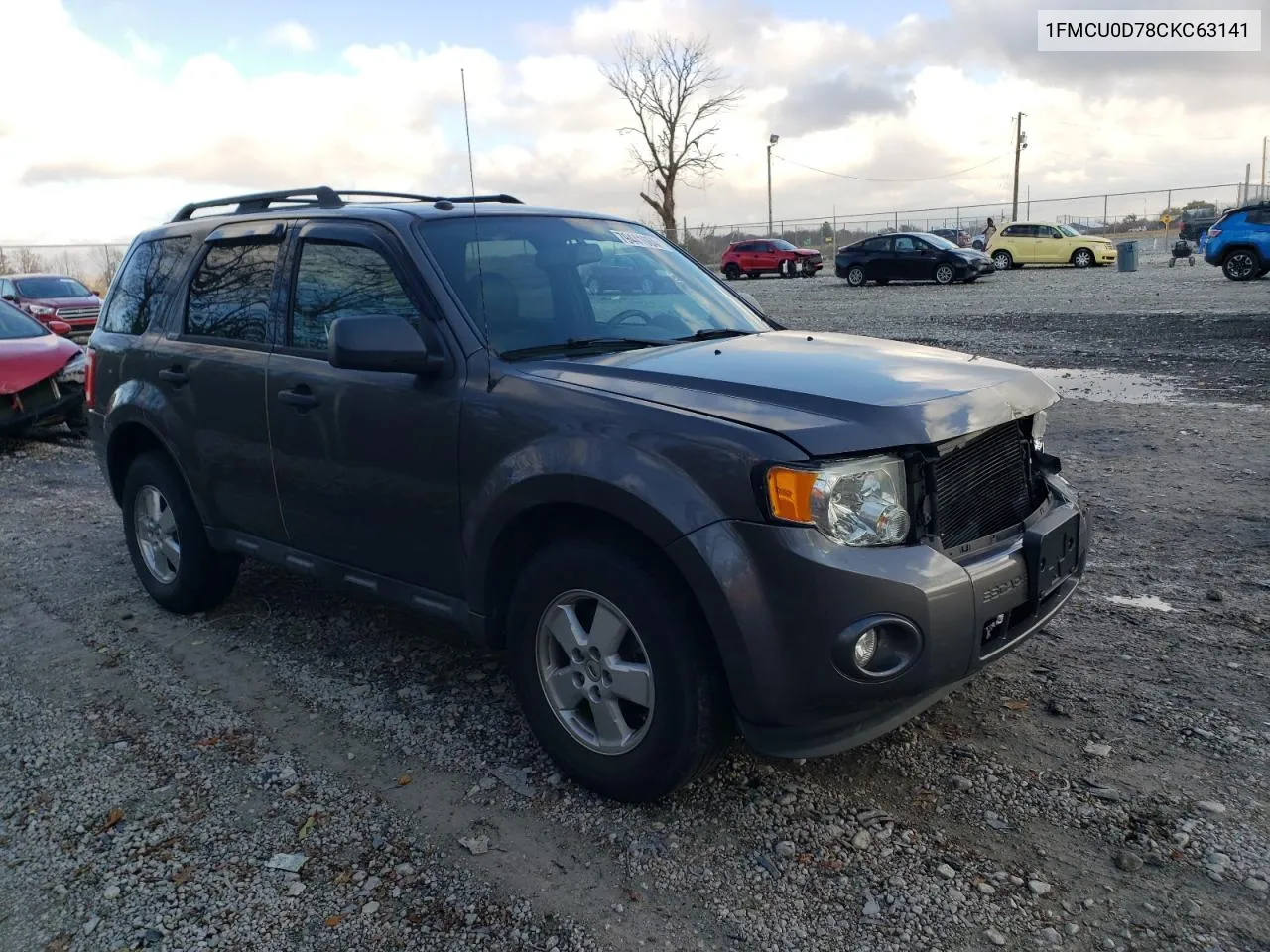 2012 Ford Escape Xlt VIN: 1FMCU0D78CKC63141 Lot: 79441684