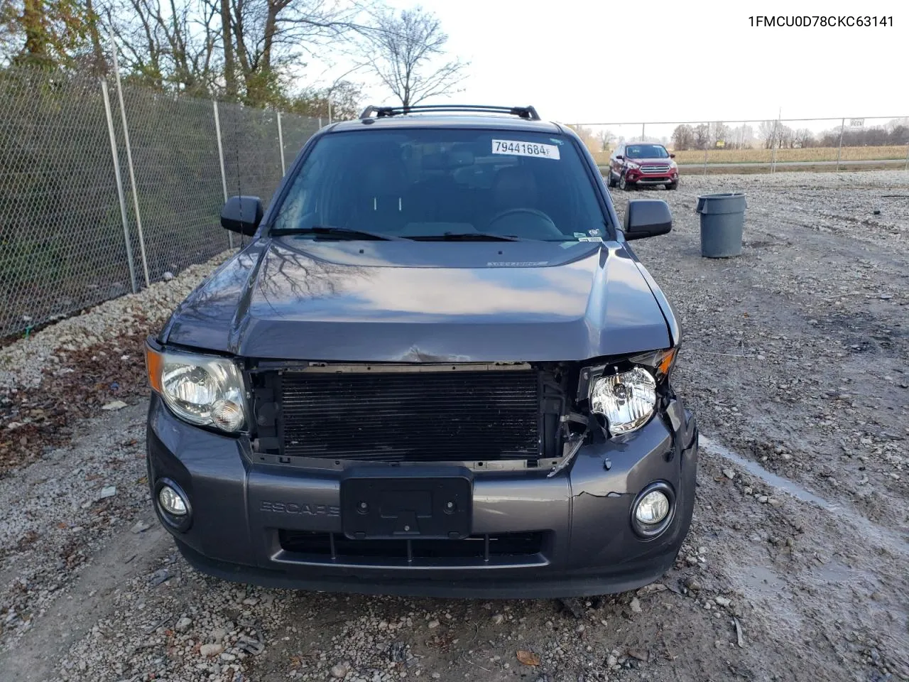 2012 Ford Escape Xlt VIN: 1FMCU0D78CKC63141 Lot: 79441684