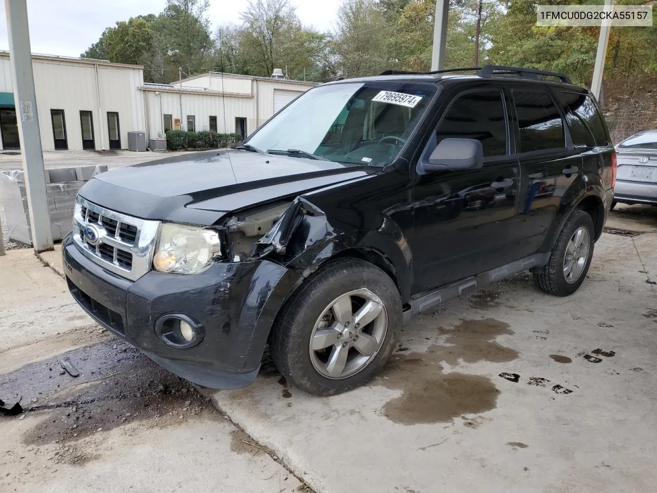 2012 Ford Escape Xlt VIN: 1FMCU0DG2CKA55157 Lot: 79695974