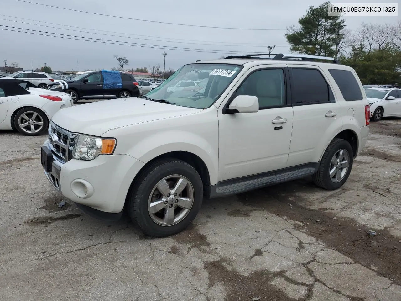 2012 Ford Escape Limited VIN: 1FMCU0EG7CKC01325 Lot: 79711724