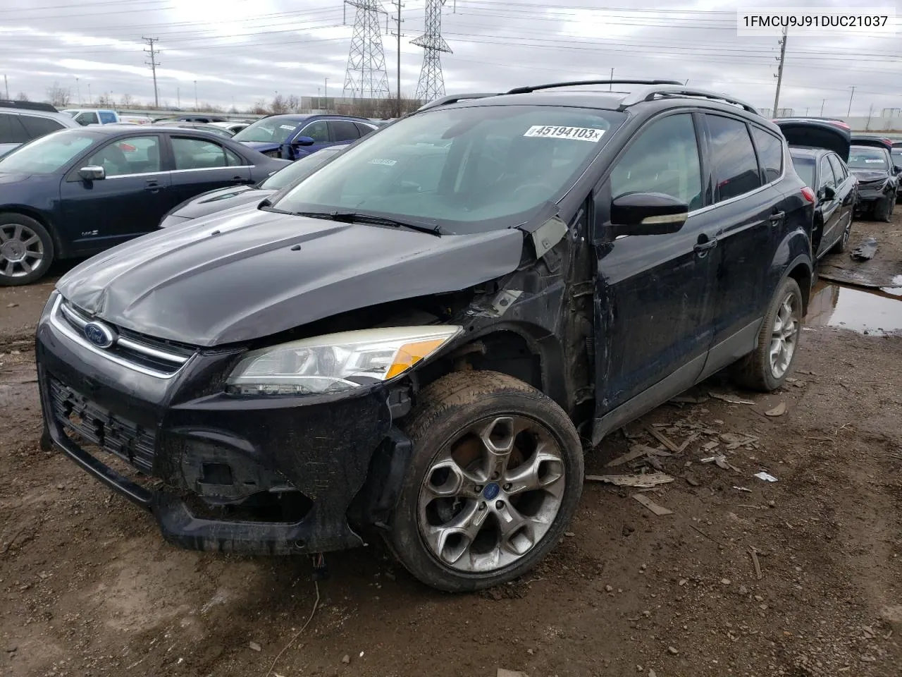 2013 Ford Escape Titanium VIN: 1FMCU9J91DUC21037 Lot: 45194103