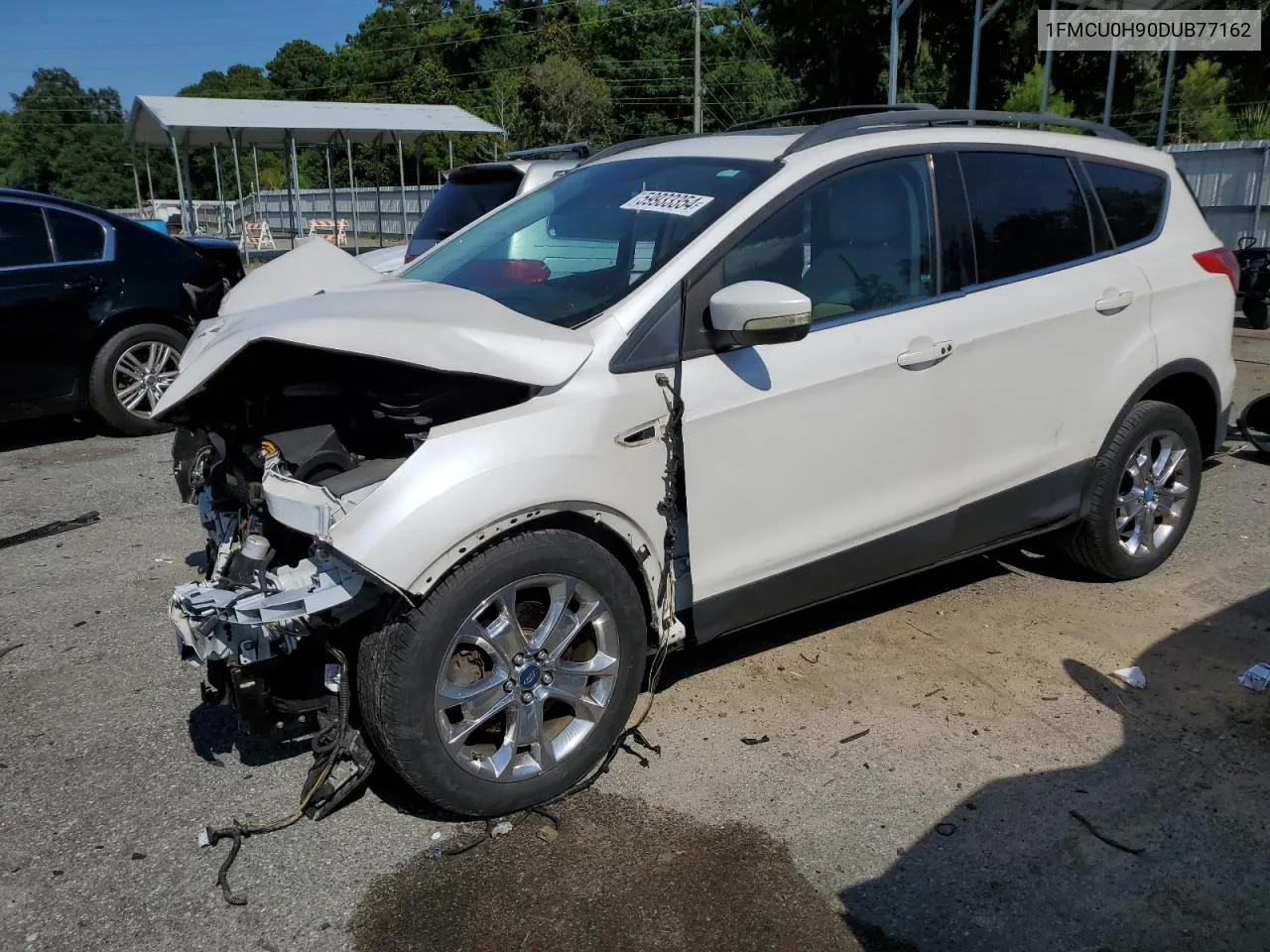 2013 Ford Escape Sel VIN: 1FMCU0H90DUB77162 Lot: 59933354