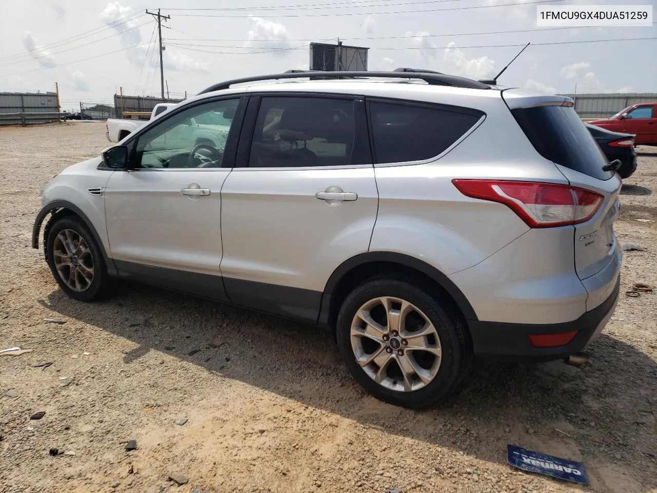 2013 Ford Escape Se VIN: 1FMCU9GX4DUA51259 Lot: 64238194