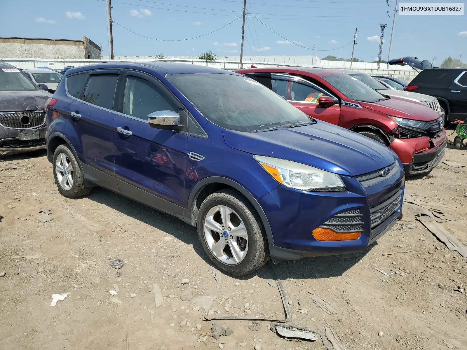 2013 Ford Escape Se VIN: 1FMCU9GX1DUB16827 Lot: 64982434