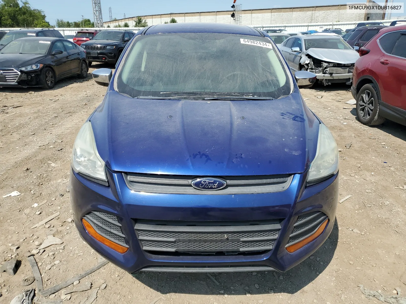 2013 Ford Escape Se VIN: 1FMCU9GX1DUB16827 Lot: 64982434