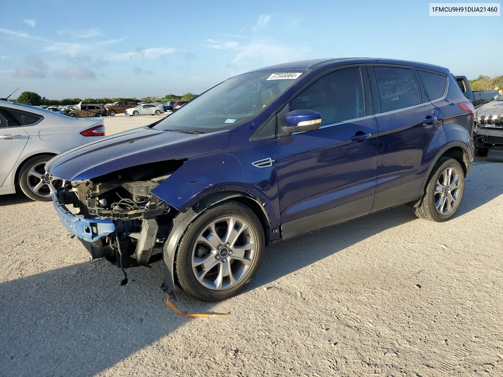 1FMCU9H91DUA21460 2013 Ford Escape Sel