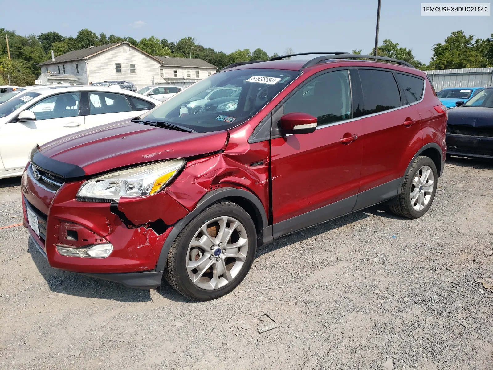 2013 Ford Escape Sel VIN: 1FMCU9HX4DUC21540 Lot: 67635284