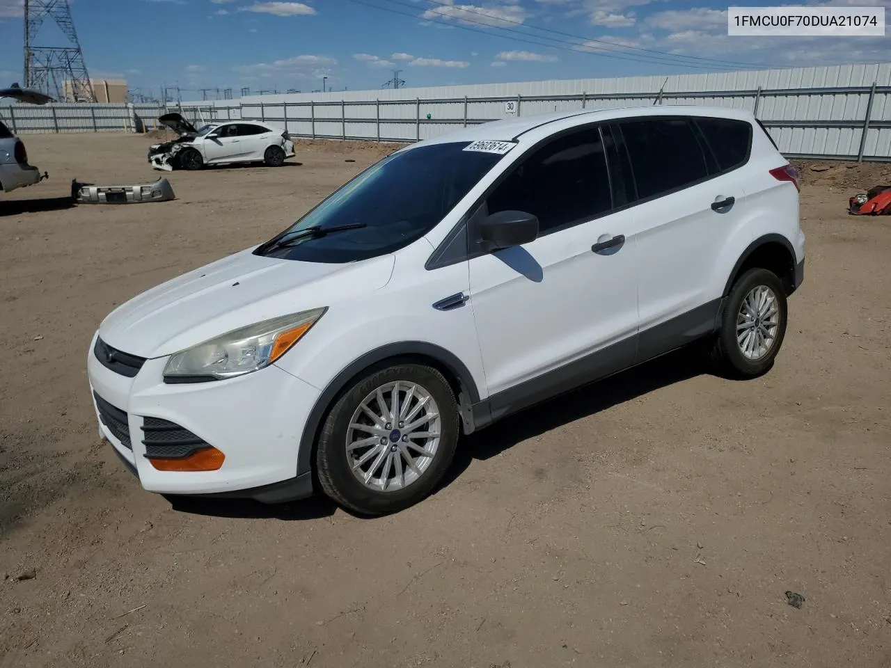 2013 Ford Escape S VIN: 1FMCU0F70DUA21074 Lot: 69603614