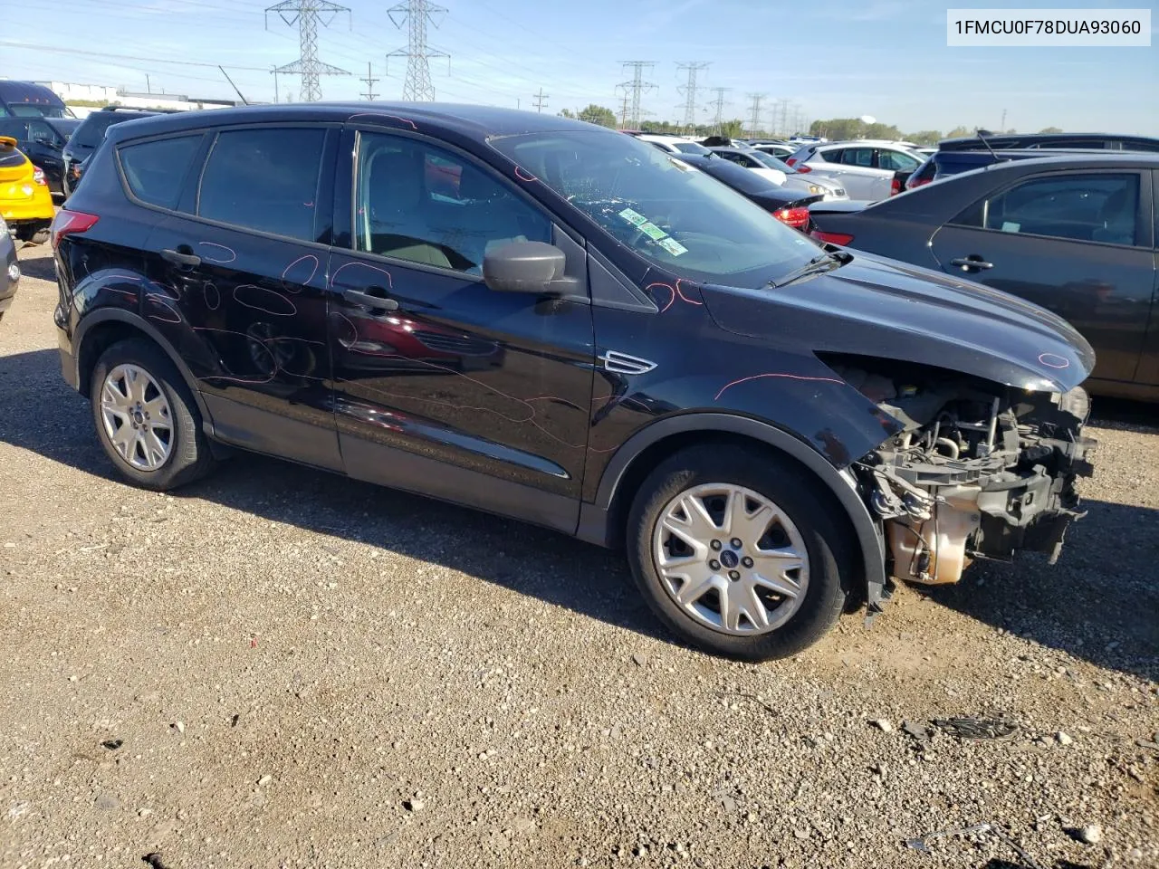 2013 Ford Escape S VIN: 1FMCU0F78DUA93060 Lot: 69663994