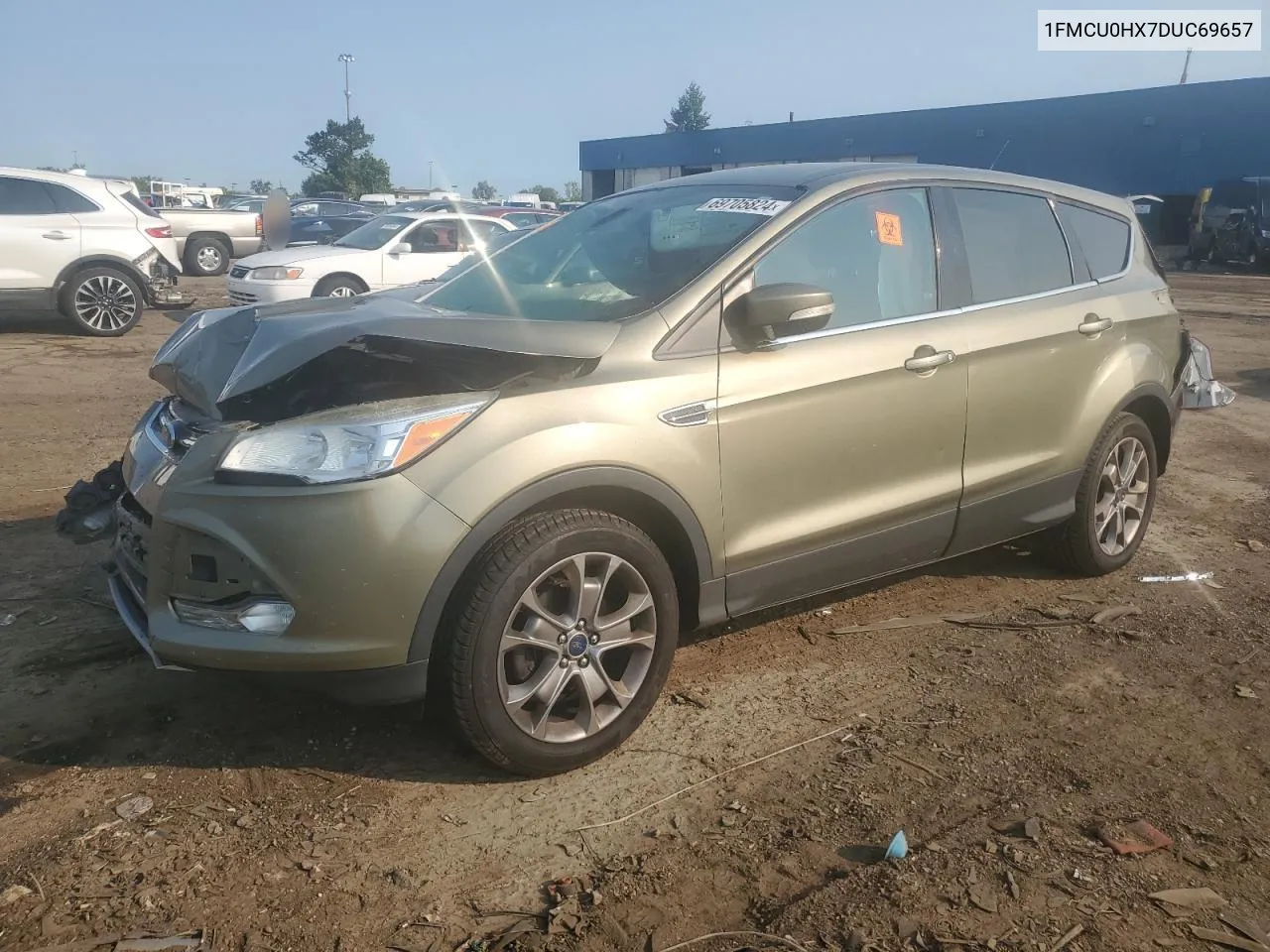 2013 Ford Escape Sel VIN: 1FMCU0HX7DUC69657 Lot: 69705824