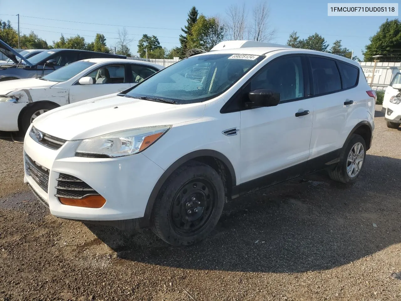 2013 Ford Escape S VIN: 1FMCU0F71DUD05118 Lot: 69825124