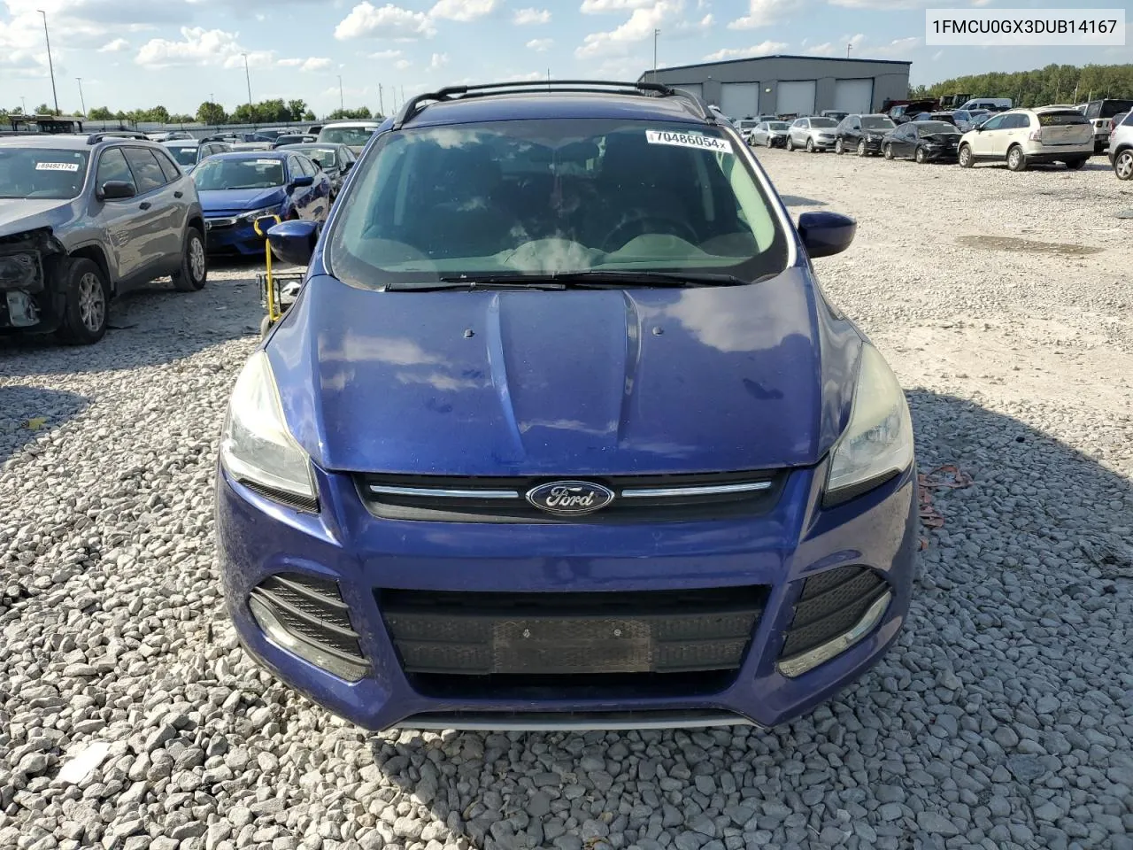 2013 Ford Escape Se VIN: 1FMCU0GX3DUB14167 Lot: 70486054