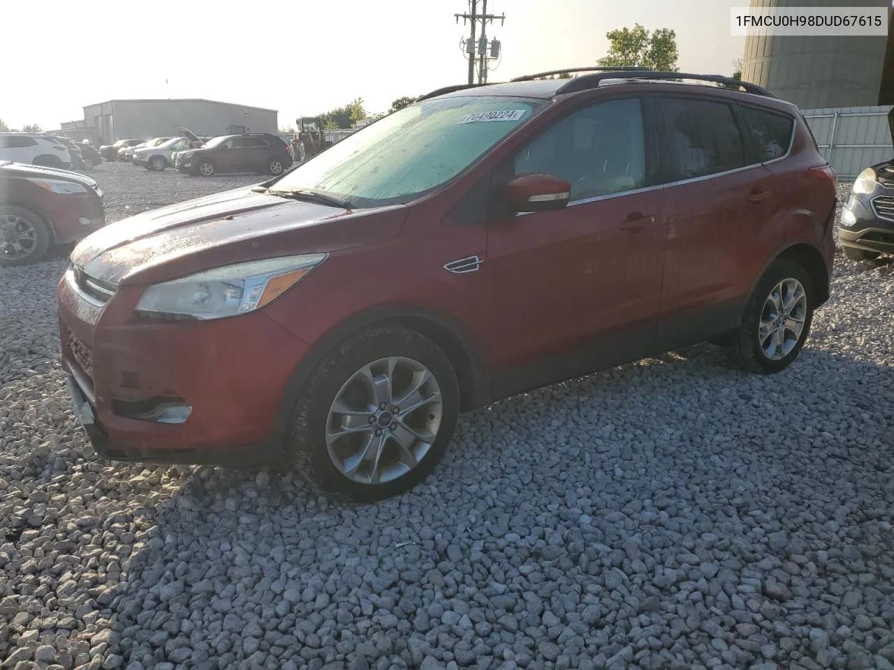 2013 Ford Escape Sel VIN: 1FMCU0H98DUD67615 Lot: 70490224