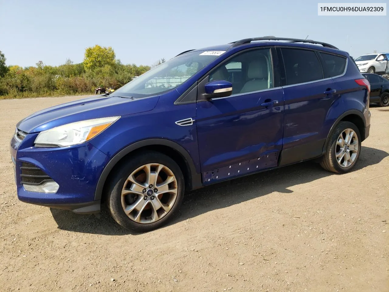 2013 Ford Escape Sel VIN: 1FMCU0H96DUA92309 Lot: 70778504